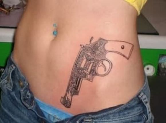 gun tatttoos