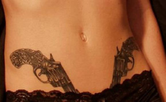 gun tatttoos