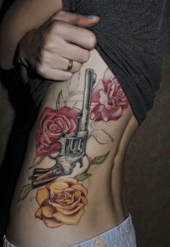 gun tatttoos