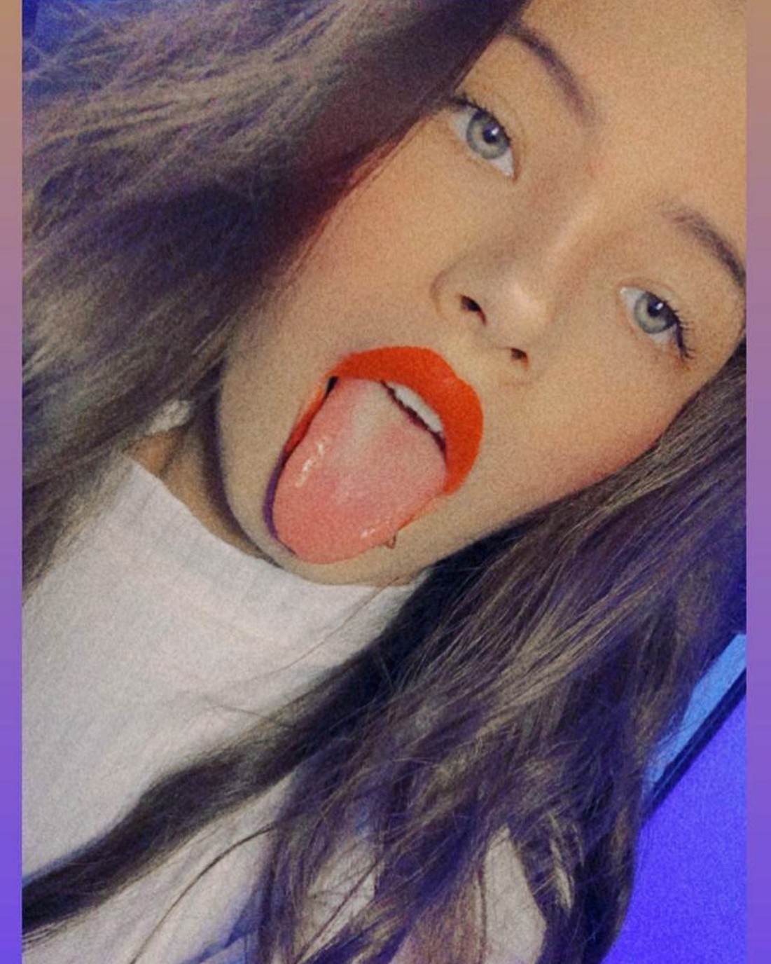 Stick your tongue out