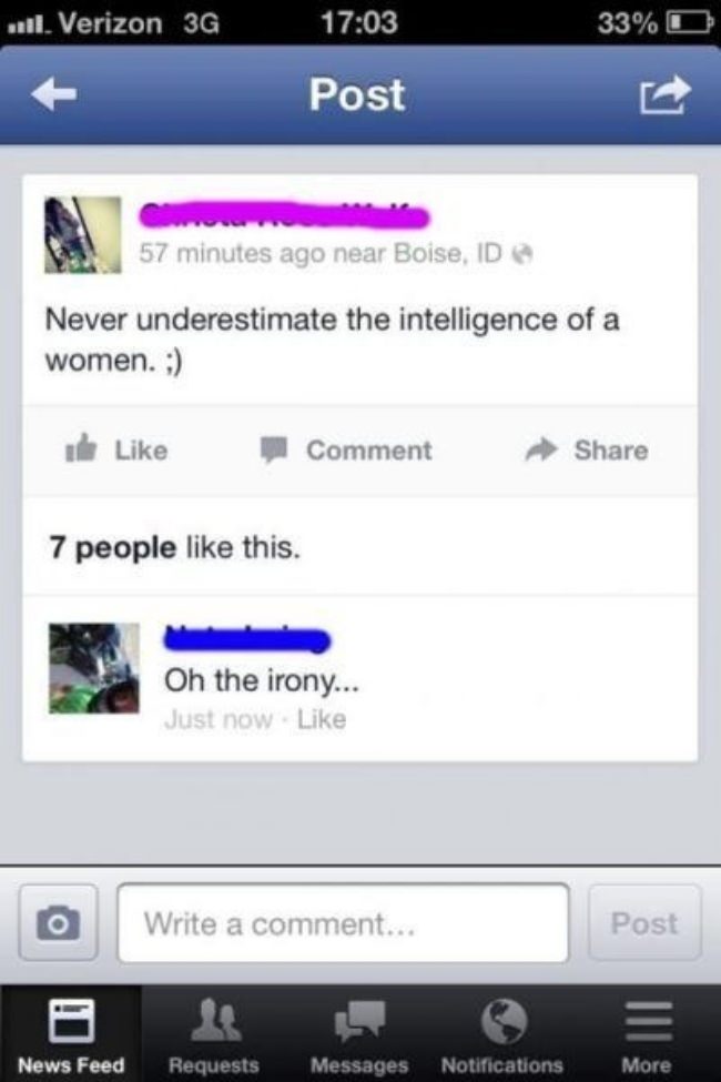 irony