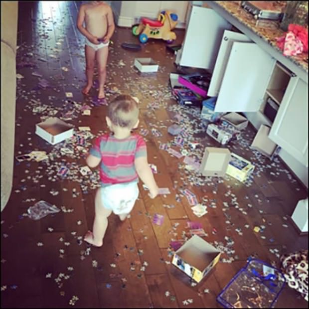 messy kids