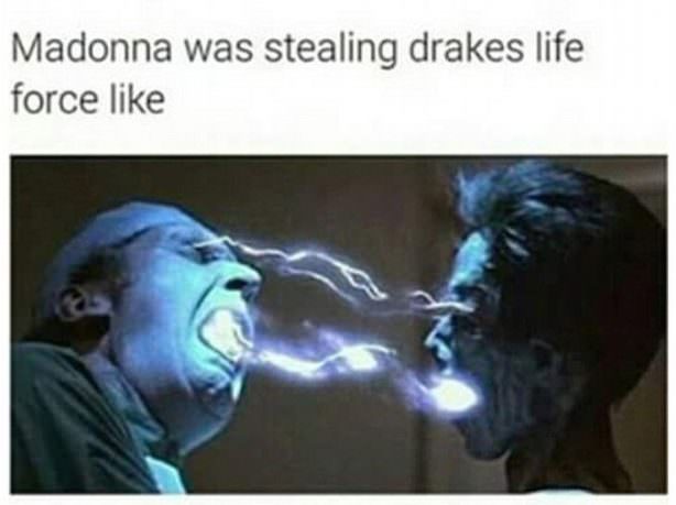 madonna drake kiss