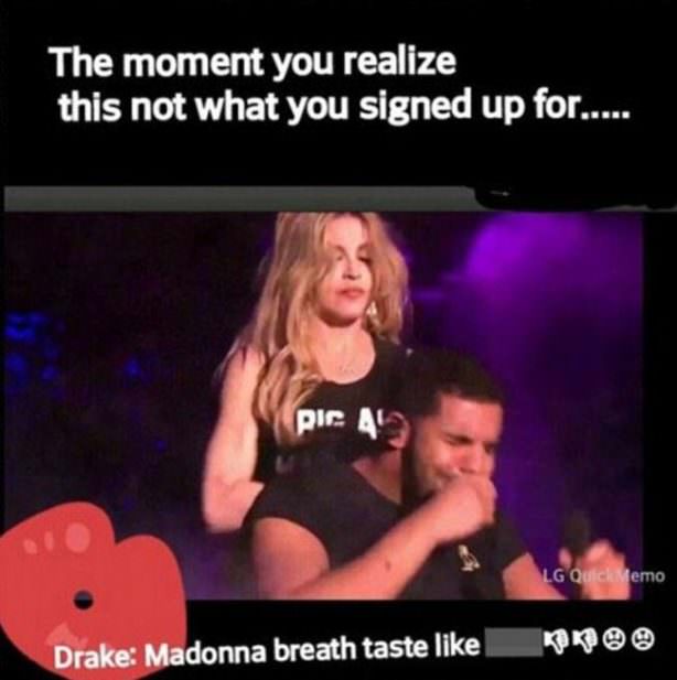 madonna drake kiss