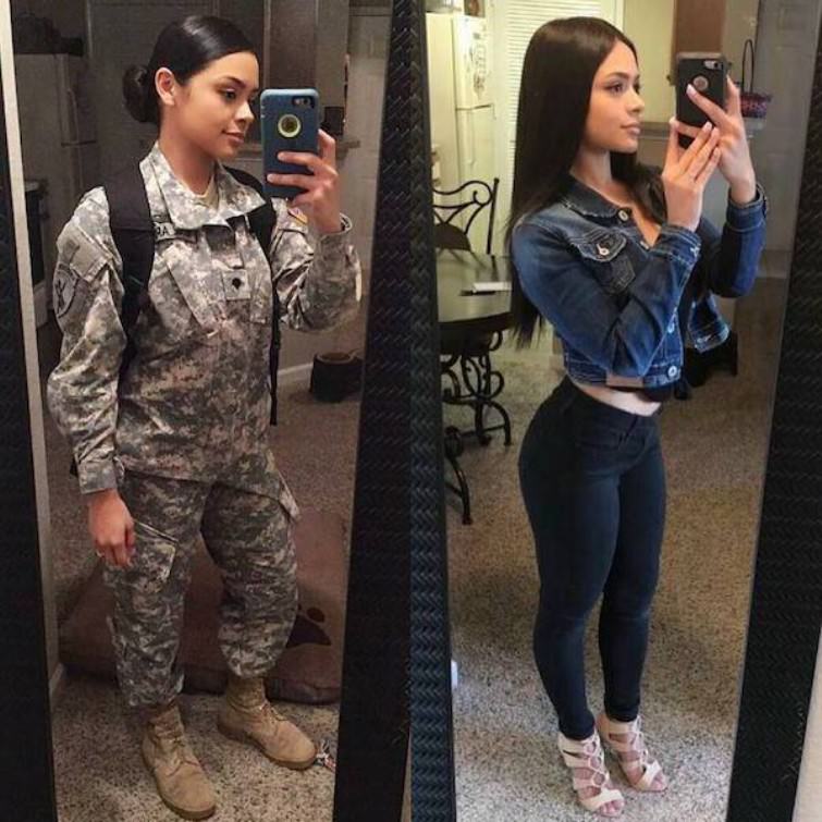 In and out of Uniform