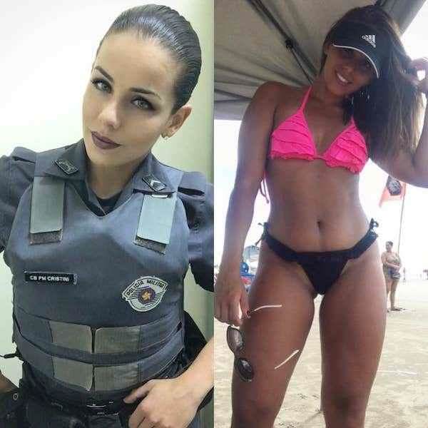 In and out of uniform