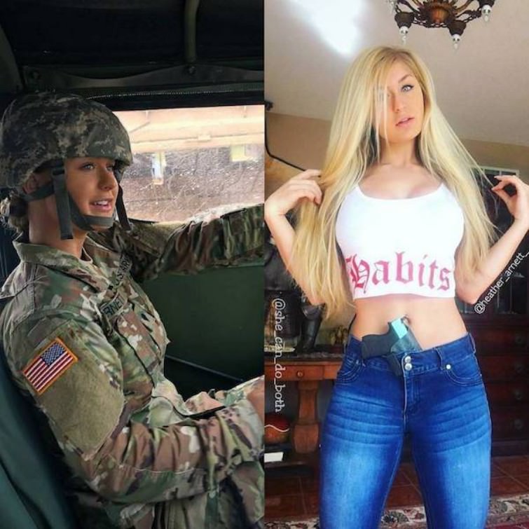 In and out of uniform