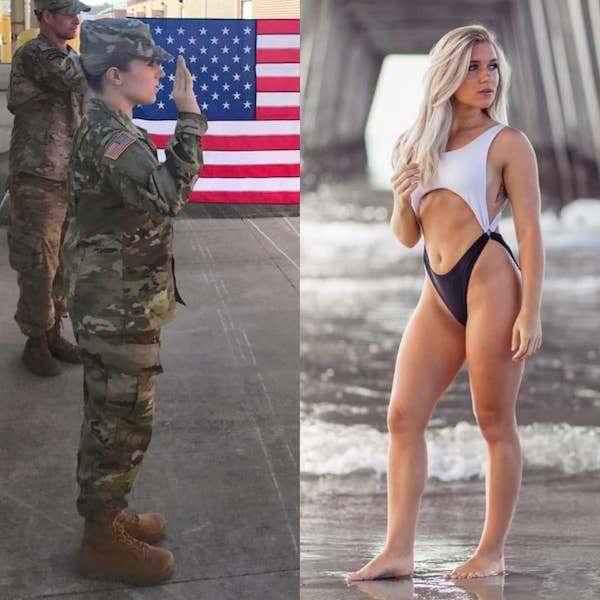 In and out of uniform