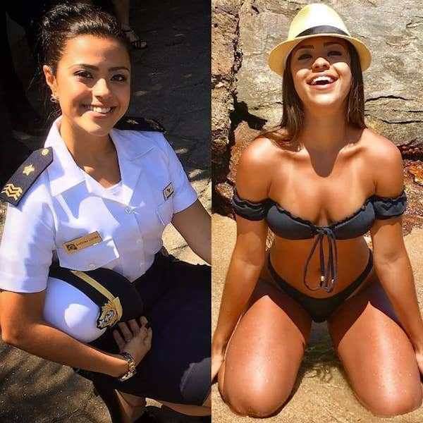 In and out of uniform