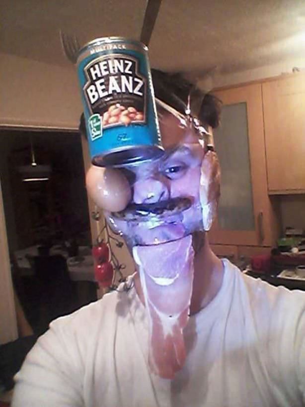 scotch tape selfies