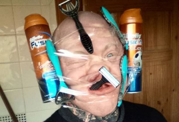 scotch tape selfies