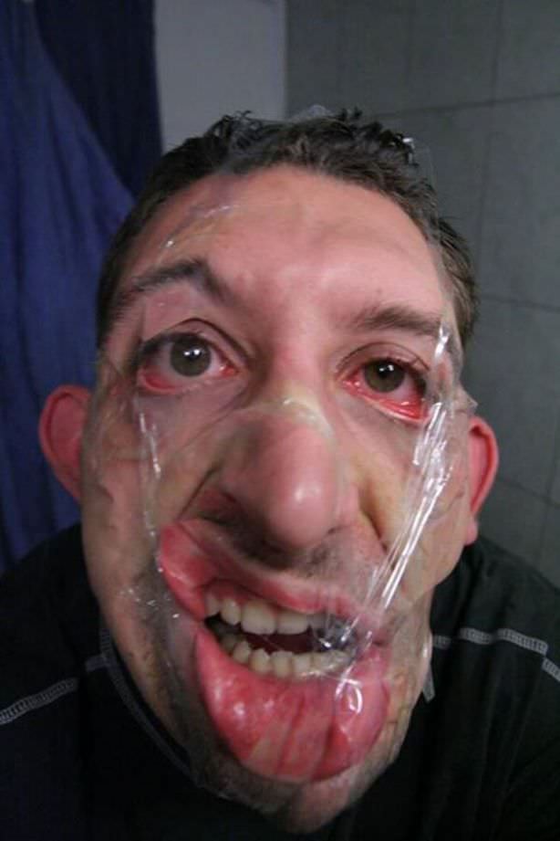 scotch tape selfies