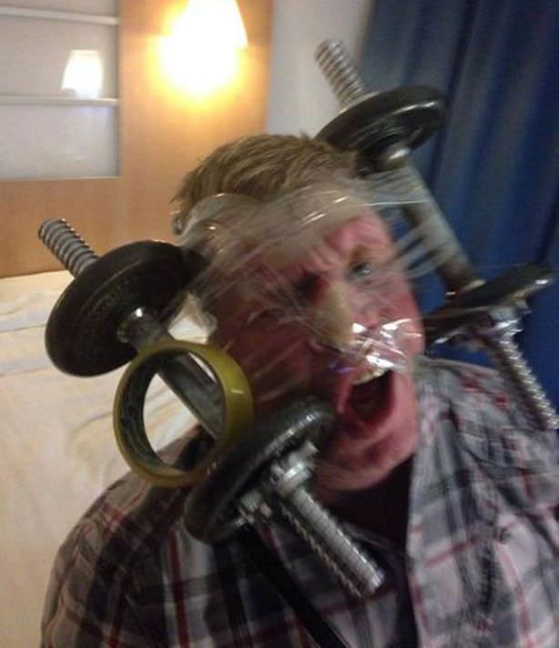 scotch tape selfies