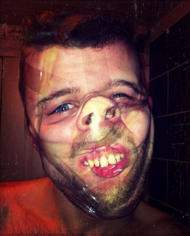 scotch tape selfies