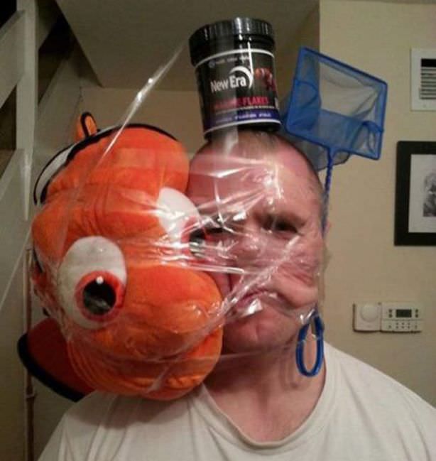 scotch tape selfies
