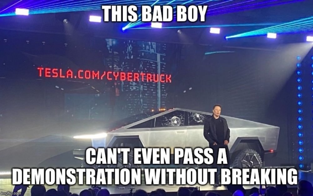 The new Tesla Cybertruck