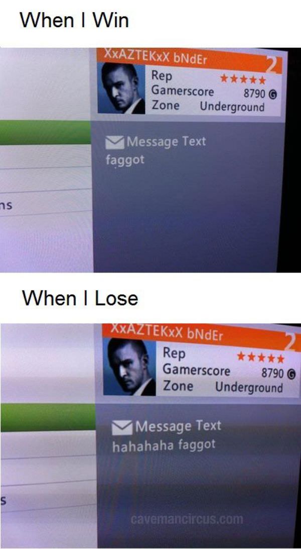 xbox insults