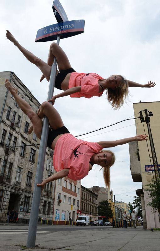 pole dancing in the streets