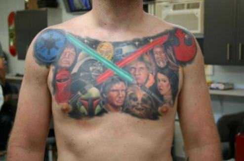 Star Wars Body Art 7