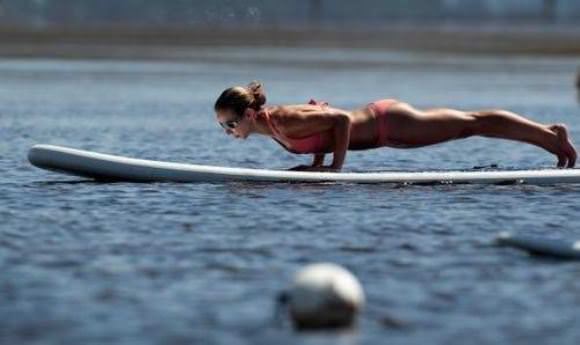 surfing girls