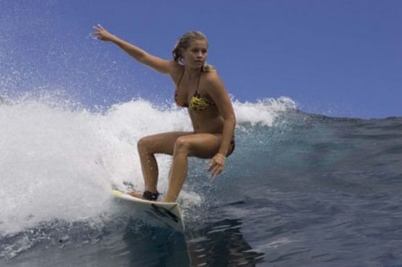 surfing girls