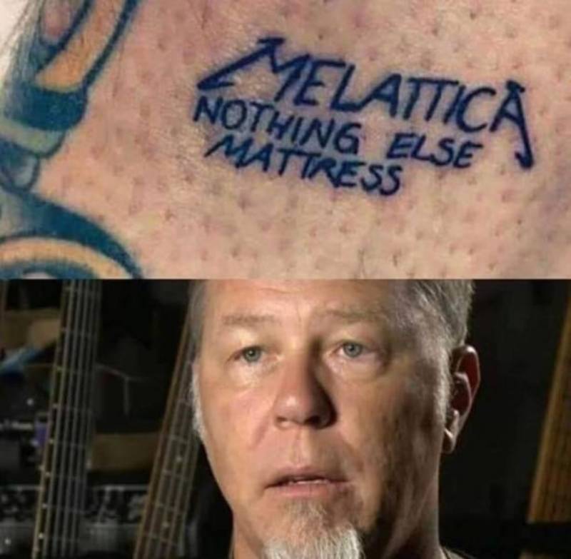 You suck at tattoos