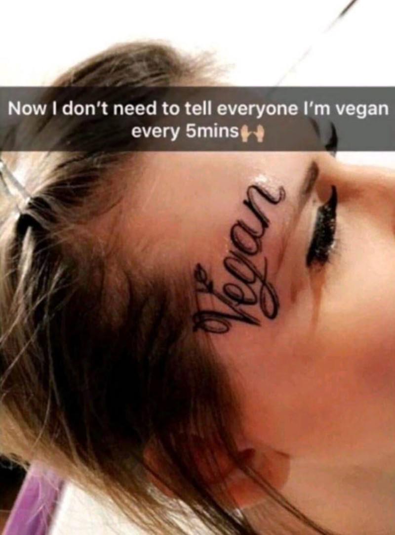 You suck at tattoos