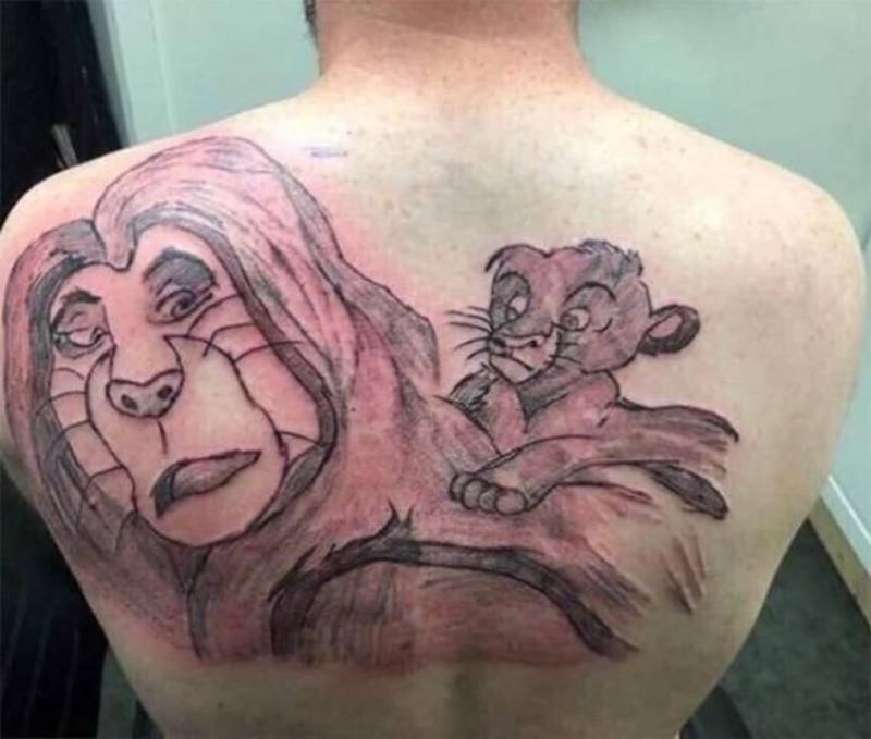 You suck at tattoos