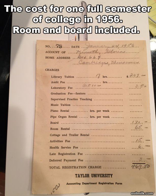 1956 Tuition