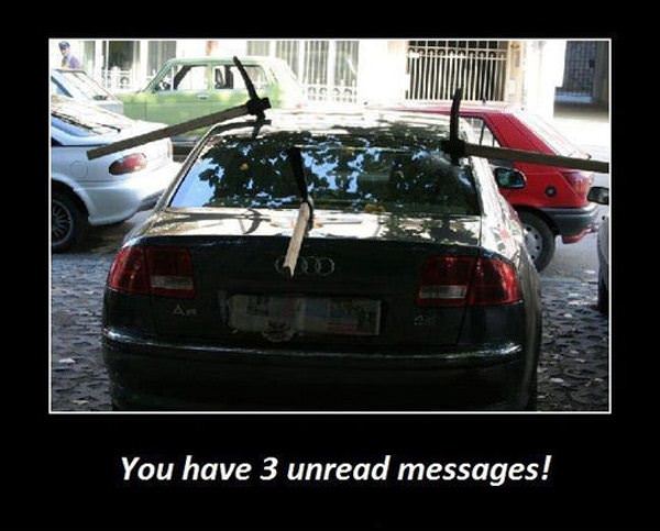 3 Unread Messages