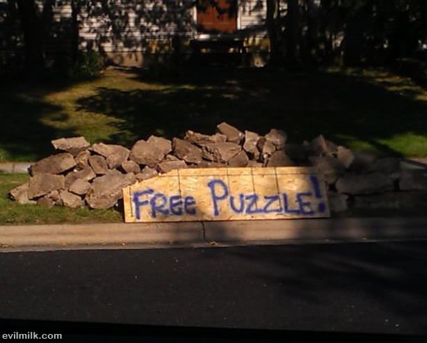 A Free Puzzle