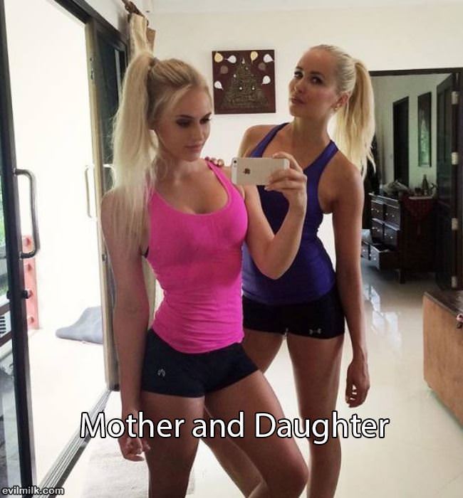 A Mom And Her Daughter