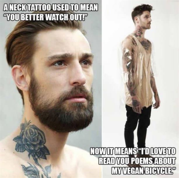 A Neck Tattoo
