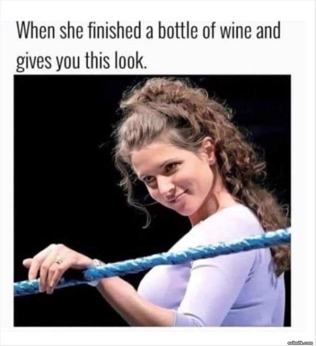 After A Bottle Of Wine