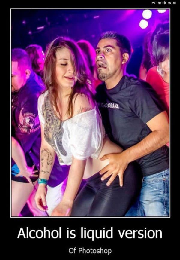 Alcohol Is Photoshop