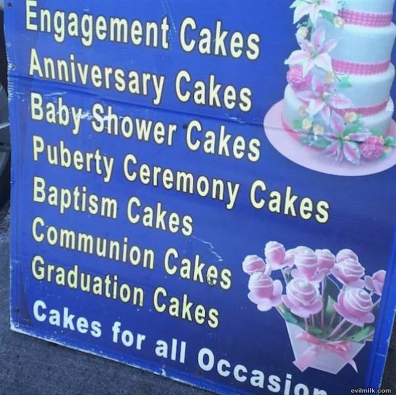 All Kinds Of Cakes