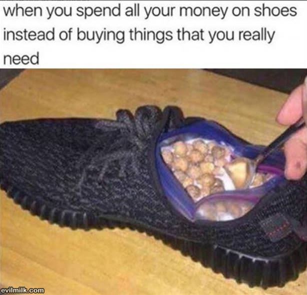 All Your Money On Shoes