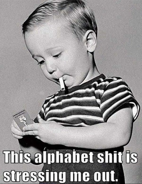 Alphabet Is Stressful