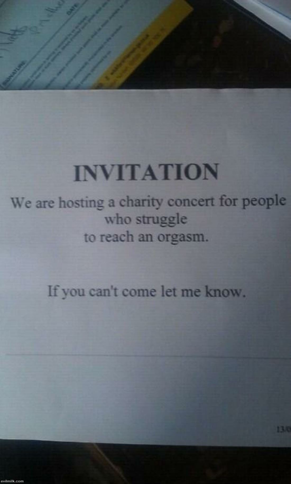 An Invitation