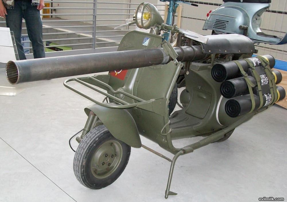 Anti Tank Vespa From 1956