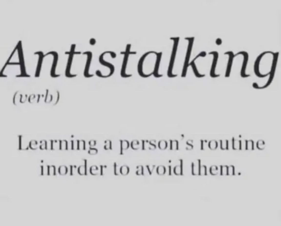Antistalking