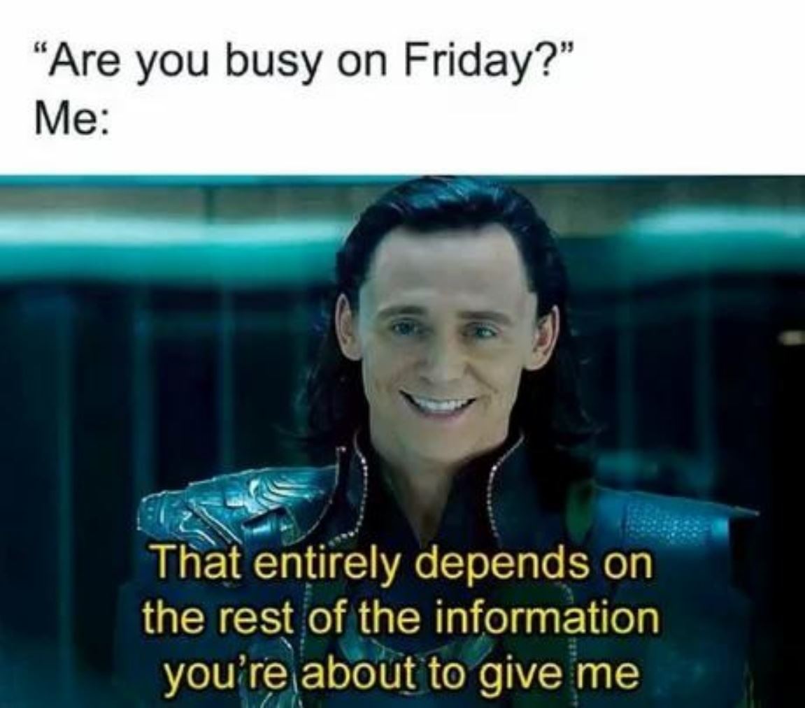 Are You Busy Friday