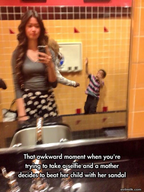 Awkward Selfie Moment