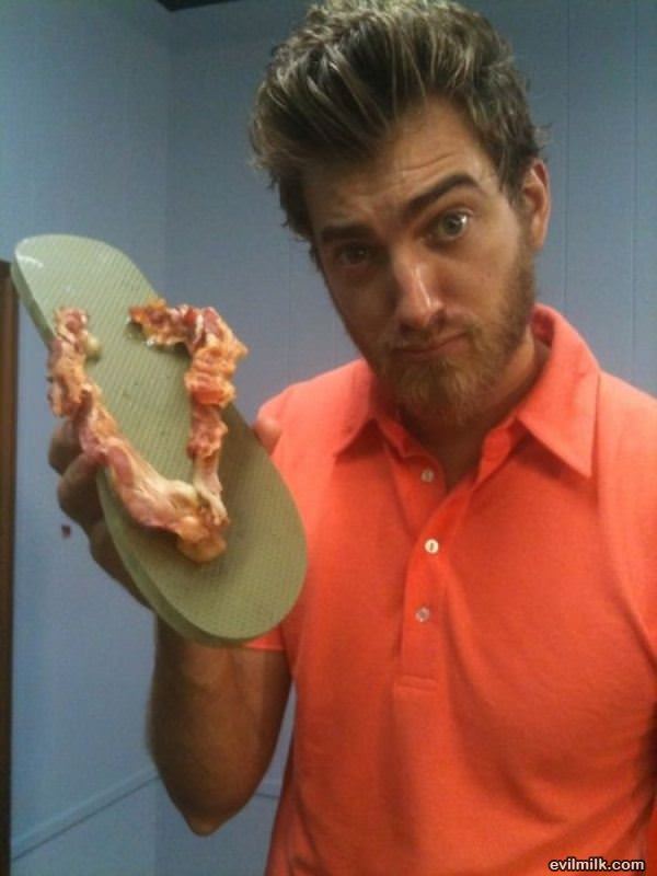Bacon Flip Flops