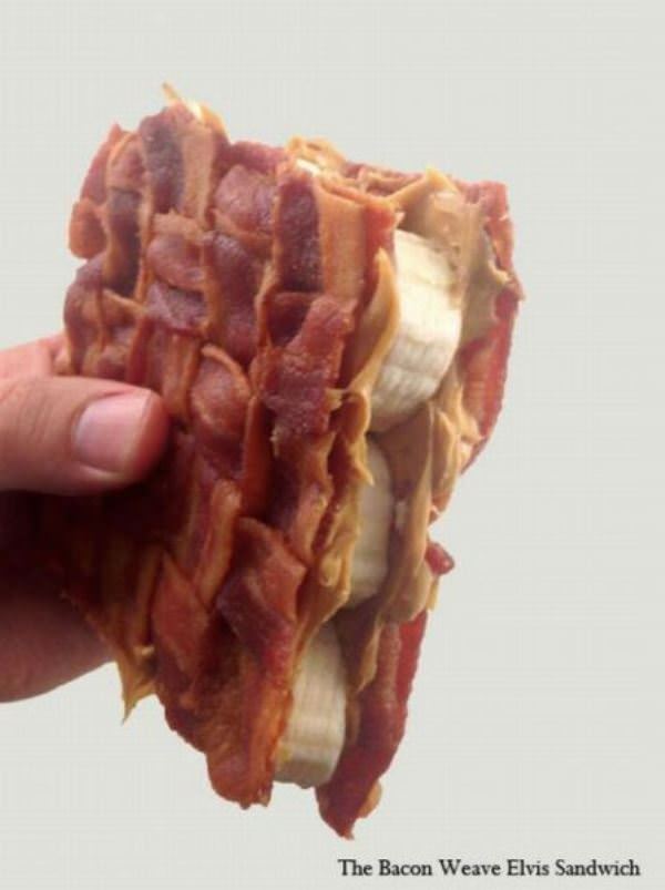 Bacon Weave Elvis Sandwich
