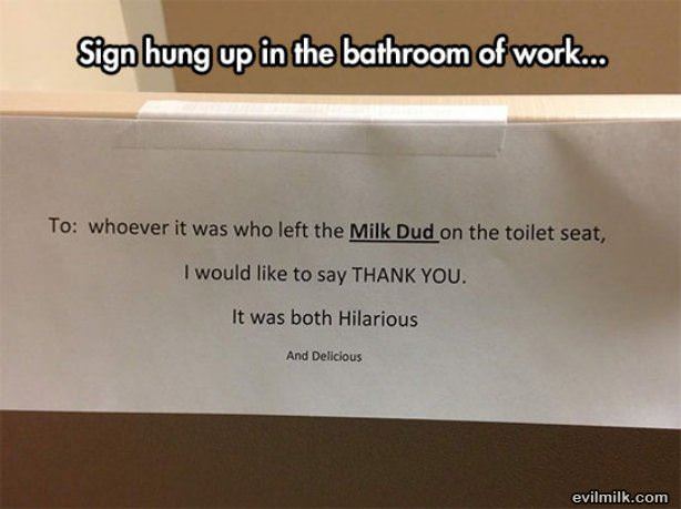 Bathroom Sign