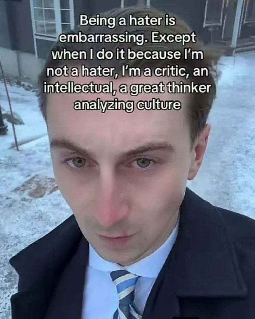 Being A Hater
