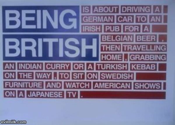 Being British