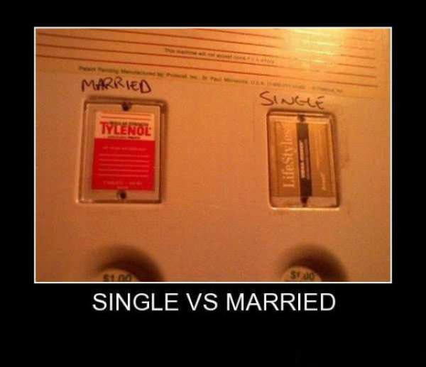 Being Single Vs Married