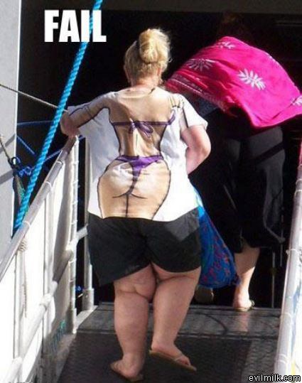 Bikini Girl Fail